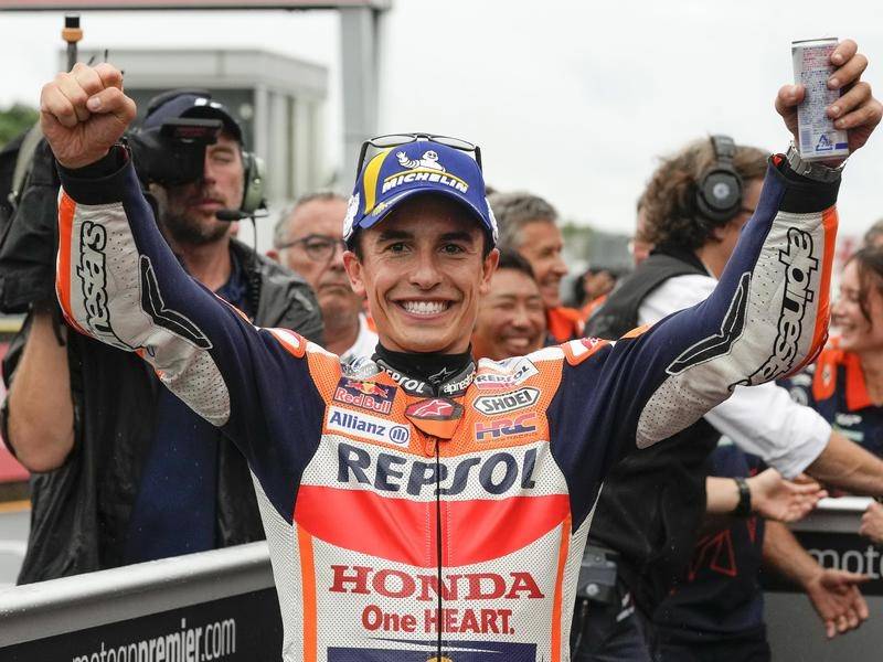 Marquez earns first MotoGP pole in 3 years