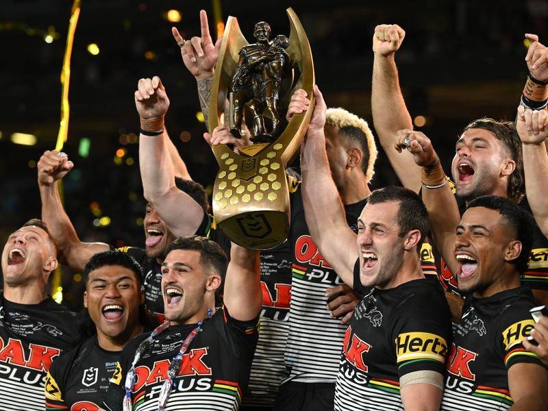 Panthers crush Eels to win NRL grand final