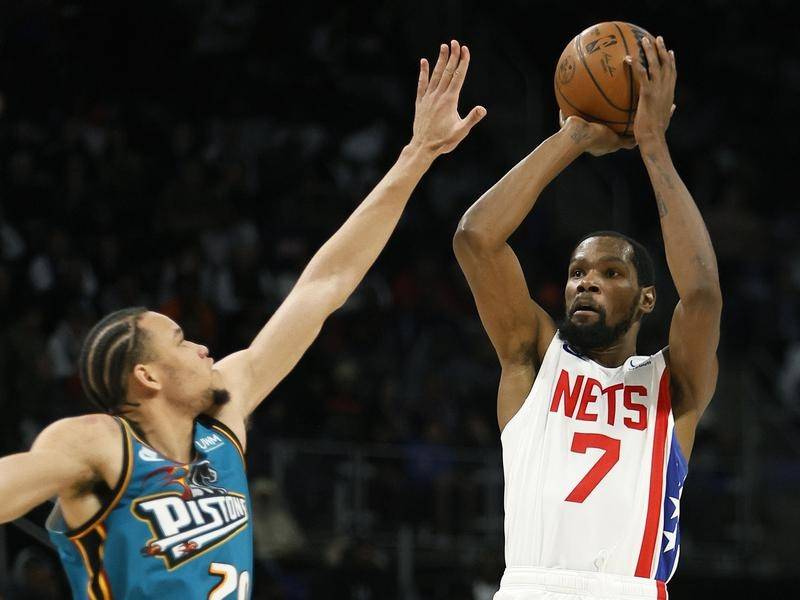 Durant destroys Detroit in Nets NBA win